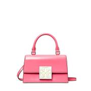 Tory Burch Stilren Läder Väska för Kvinnor Pink, Dam