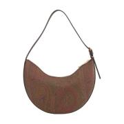 Etro Essentiell Arnica Läder Hobo Väska Brown, Dam