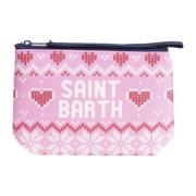 MC2 Saint Barth Neopren clutch med tryck och dragkedja Pink, Dam