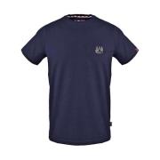 Aquascutum Bomullst-shirt med Union Jack-flagga Blue, Herr