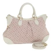 Louis Vuitton Vintage Pre-owned Canvas handvskor Pink, Dam