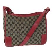 Gucci Vintage Pre-owned Canvas gucci-vskor Beige, Dam