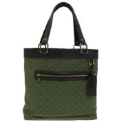 Louis Vuitton Vintage Pre-owned Canvas totevskor Green, Dam