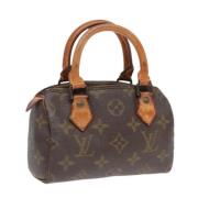 Louis Vuitton Vintage Pre-owned Canvas handvskor Brown, Dam