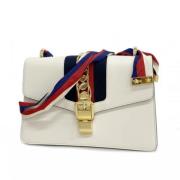 Gucci Vintage Pre-owned Laeder axelremsvskor White, Dam