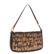 Louis Vuitton Vintage Pre-owned Canvas louis-vuitton-vskor Orange, Dam