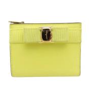 Salvatore Ferragamo Pre-owned Pre-owned Laeder plnbcker Yellow, Dam