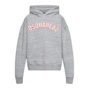 Dsquared2 Hoodie Gray, Herr