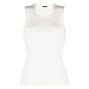 Joseph Silk Stretch Tanktop i Vitt White, Dam