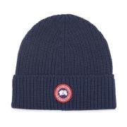 Canada Goose Rib Toque Vintermössor Blue, Herr