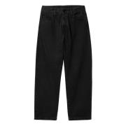 Carhartt Wip Denim Landon Pant med Abrasive Wash Black, Herr