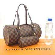 Louis Vuitton Vintage Pre-owned Canvas handvskor Brown, Dam