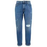 YES ZEE Herr Denim Jeans med Regular Fit Blue, Dam