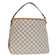 Louis Vuitton Vintage Pre-owned Canvas louis-vuitton-vskor White, Dam