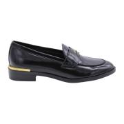 Guess Klassiska Läder Moccasinskor Black, Dam