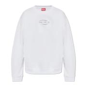 Diesel Sweatshirt S-Boxt-Od White, Herr