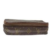 Louis Vuitton Vintage Pre-owned Canvas necessrer Brown, Dam