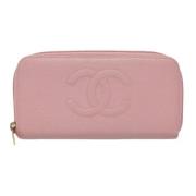 Chanel Vintage Pre-owned Laeder plnbcker Pink, Dam