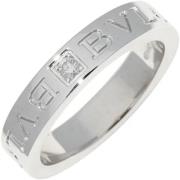 Bvlgari Vintage Pre-owned Metall ringar Gray, Dam