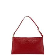 Louis Vuitton Vintage Pre-owned Laeder handvskor Red, Dam