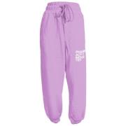 Pharmacy Industry Casual Sweatpants med Dragsko och Logotyptryck Purpl...