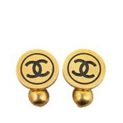 Chanel Vintage Pre-owned Tyg chanel-smycken Yellow, Dam