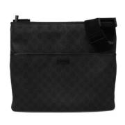 Gucci Vintage Pre-owned Canvas axelremsvskor Black, Herr