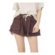 Free People Bruna Shorts med Fickor Brown, Dam