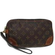 Louis Vuitton Vintage Pre-owned Canvas kuvertvskor Brown, Dam