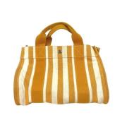 Hermès Vintage Pre-owned Canvas handvskor Orange, Dam