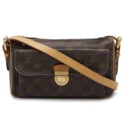 Louis Vuitton Vintage Pre-owned Canvas crossbodyvskor Brown, Dam