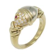 Bvlgari Vintage Pre-owned Metall ringar Yellow, Dam