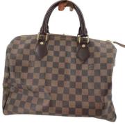 Louis Vuitton Vintage Pre-owned Laeder handvskor Brown, Dam