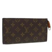 Louis Vuitton Vintage Pre-owned Canvas necessrer Brown, Dam