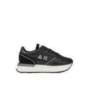 Sun68 Svart Big Ally PU Sneaker Black, Dam