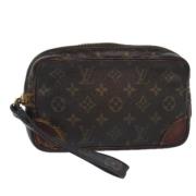 Louis Vuitton Vintage Pre-owned Canvas kuvertvskor Brown, Dam