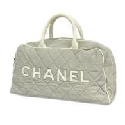 Chanel Vintage Pre-owned Canvas chanel-vskor Gray, Dam