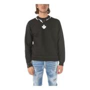 Dsquared2 Lyxig Crew Neck Jumper Black, Herr