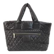 Chanel Vintage Pre-owned Canvas chanel-vskor Black, Dam