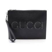 Gucci Vintage Pre-owned Canvas gucci-vskor Black, Dam