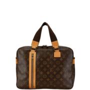 Louis Vuitton Vintage Pre-owned Canvas axelremsvskor Brown, Dam