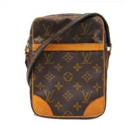 Louis Vuitton Vintage Pre-owned Tyg louis-vuitton-vskor Brown, Dam