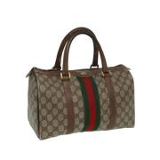 Gucci Vintage Pre-owned Tyg gucci-vskor Beige, Dam