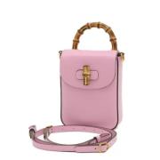 Gucci Vintage Pre-owned Laeder gucci-vskor Pink, Dam