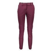 Gant Dam Lila Byxor, 4-Fickor, Logo Purple, Dam