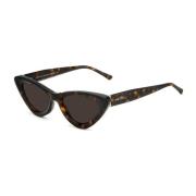 Jimmy Choo Brun Acetat solglasögon med kategori 3 Brown, Dam