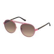 Guess Rosa Acetatsolglasögon med Filter 3 Pink, Unisex