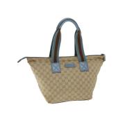 Gucci Vintage Pre-owned Canvas ringar Beige, Dam