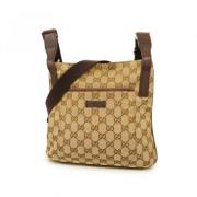 Gucci Vintage Pre-owned Canvas gucci-vskor Brown, Dam