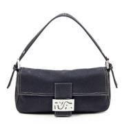 Fendi Vintage Pre-owned Canvas fendi-vskor Blue, Dam